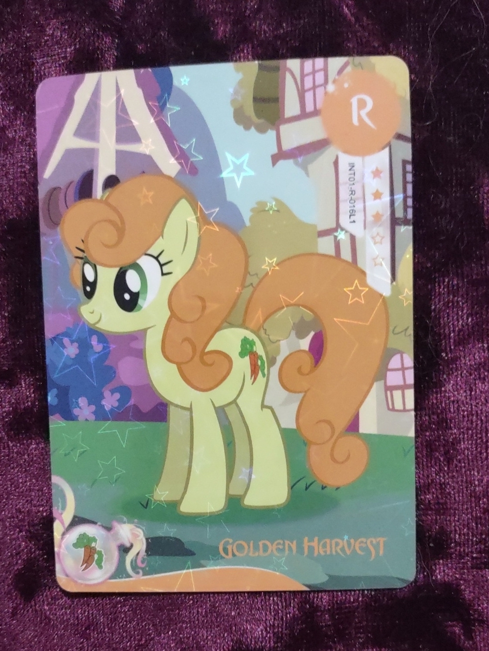 My Little Pony Golden Harvest Collectible Card - Orange & Light Green